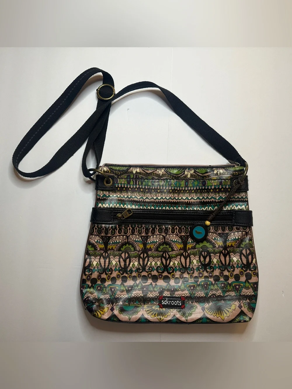 Sakroots Boho Patterned Crossbody Bag